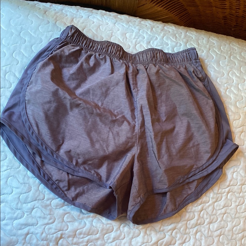 Nike Blue and Gray Athletic Shorts Moisture-Wicking Lightweight
